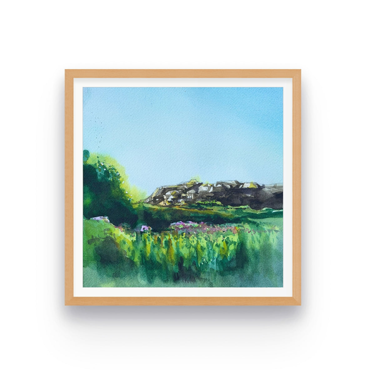 Tjörn Landscape, Sweden — fine art print of the watercolour painting by Markus Freise