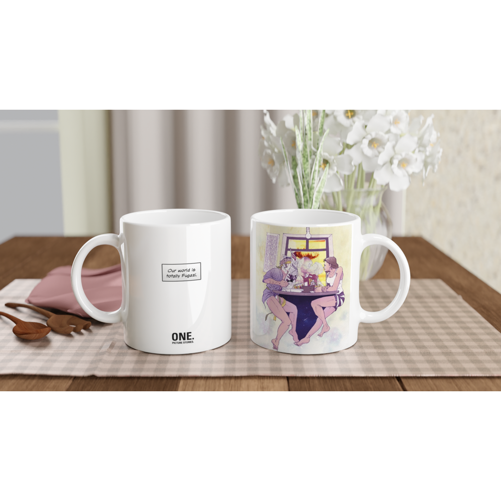 „Fugazi“ – Keramik Tasse