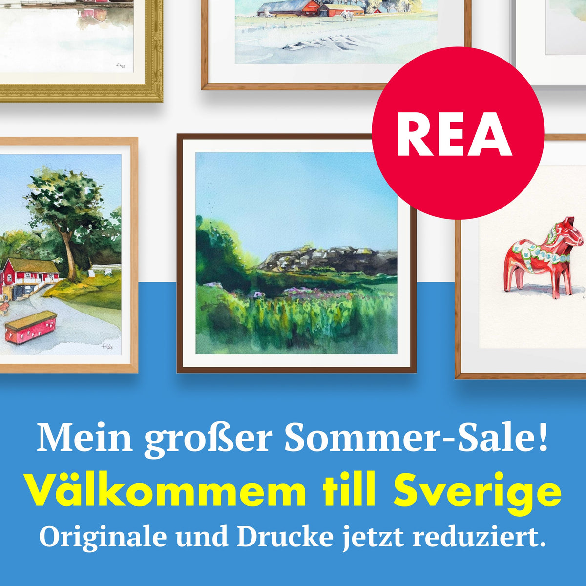 Sommer-Sale: Välkommen till Sverige — Originale und Drucke jetzt reduziert