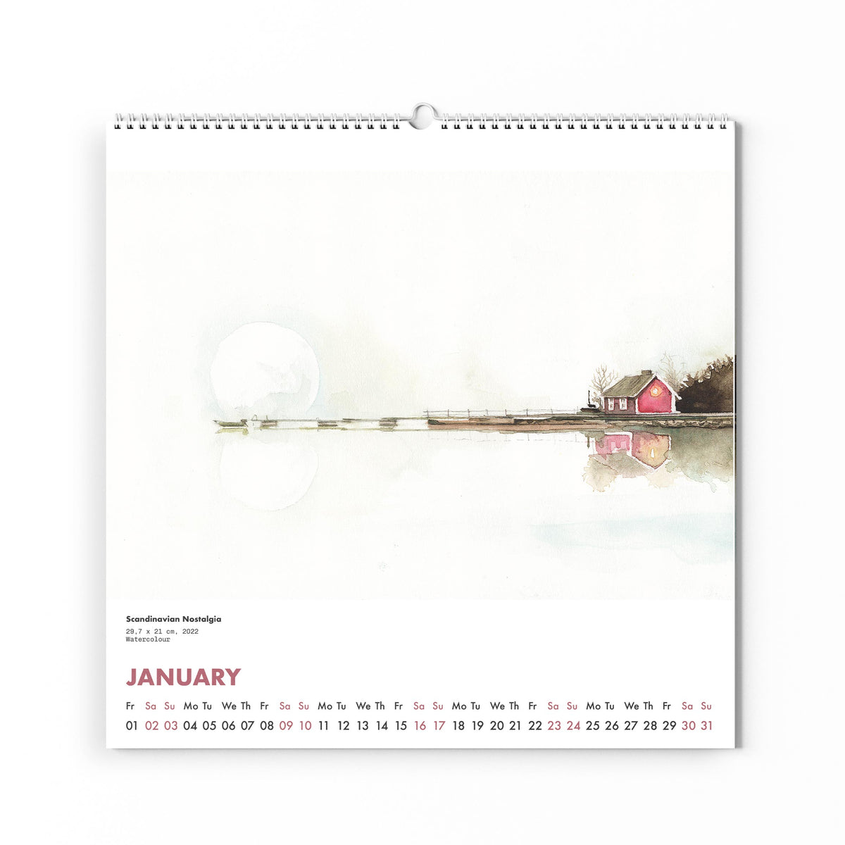 „Watercolour Love" Kalender 2027 Early Bird
