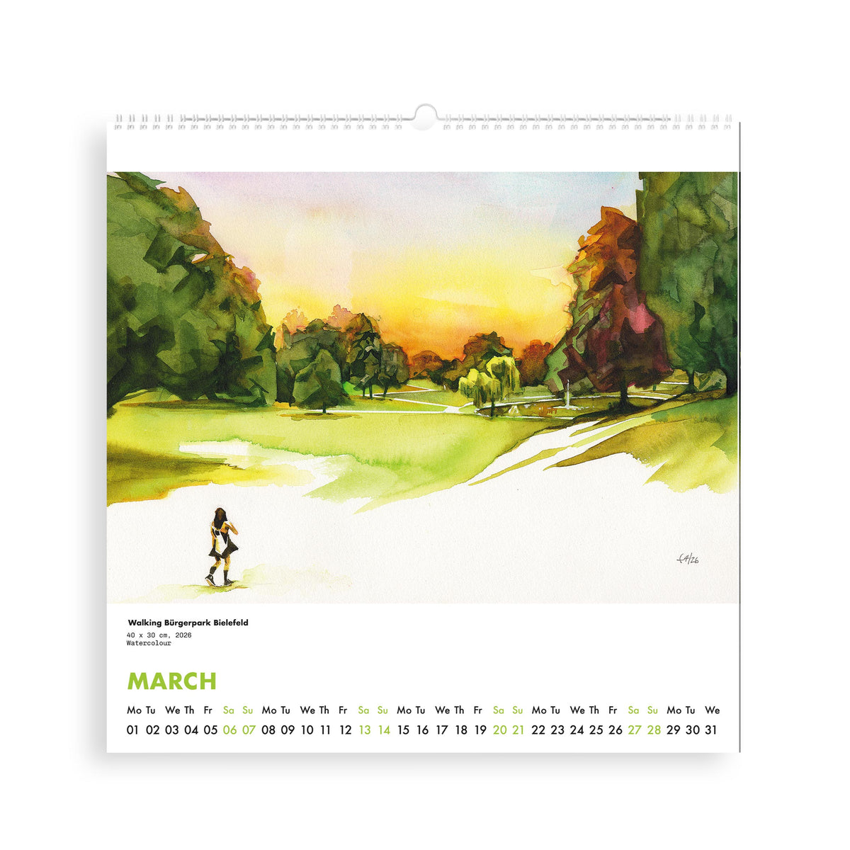 „Watercolour Love" Kalender 2027 Early Bird