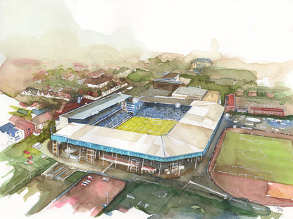 Stadion Alm Bielefeld – Limited Fine Art Print