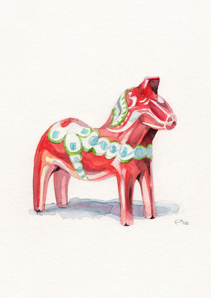 Dalahäst, the famous swedish wooden horse
