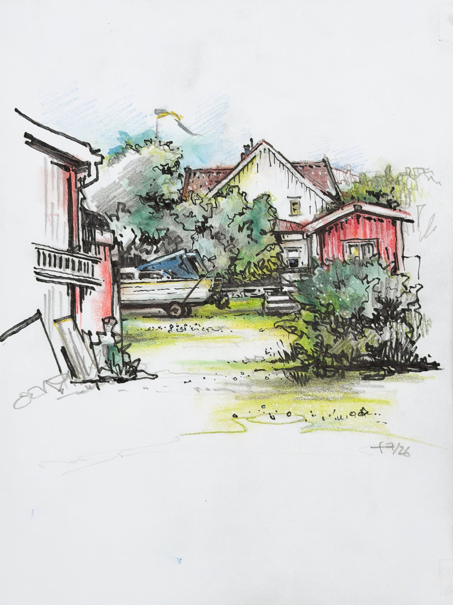 Garten Stockevik auf Tjörn in Schweden