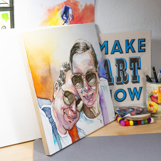 Dein persönliches Aquarellporträt