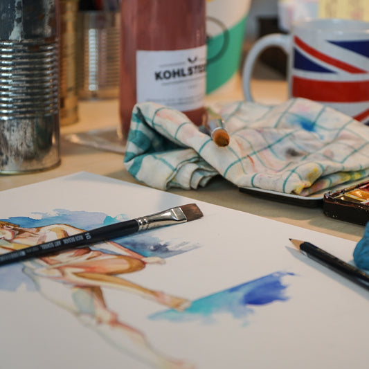Hand-painted commission artwork by Markus Freise