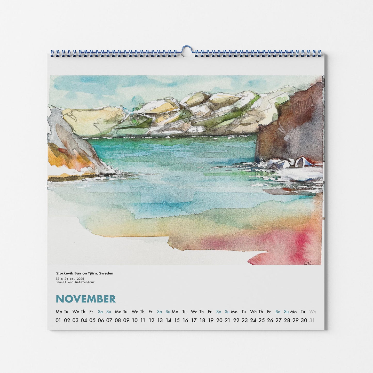 Watercolour Calender 2027