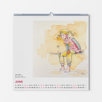 Watercolour Calender 2027