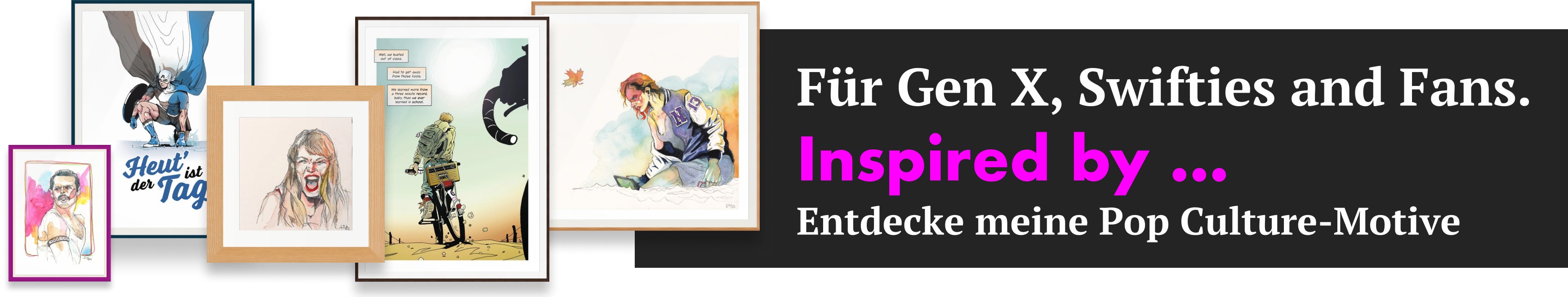 Für Gen X, Swifties and Fans: Inspired by … — entdecke meine Pop-Culture-Motive