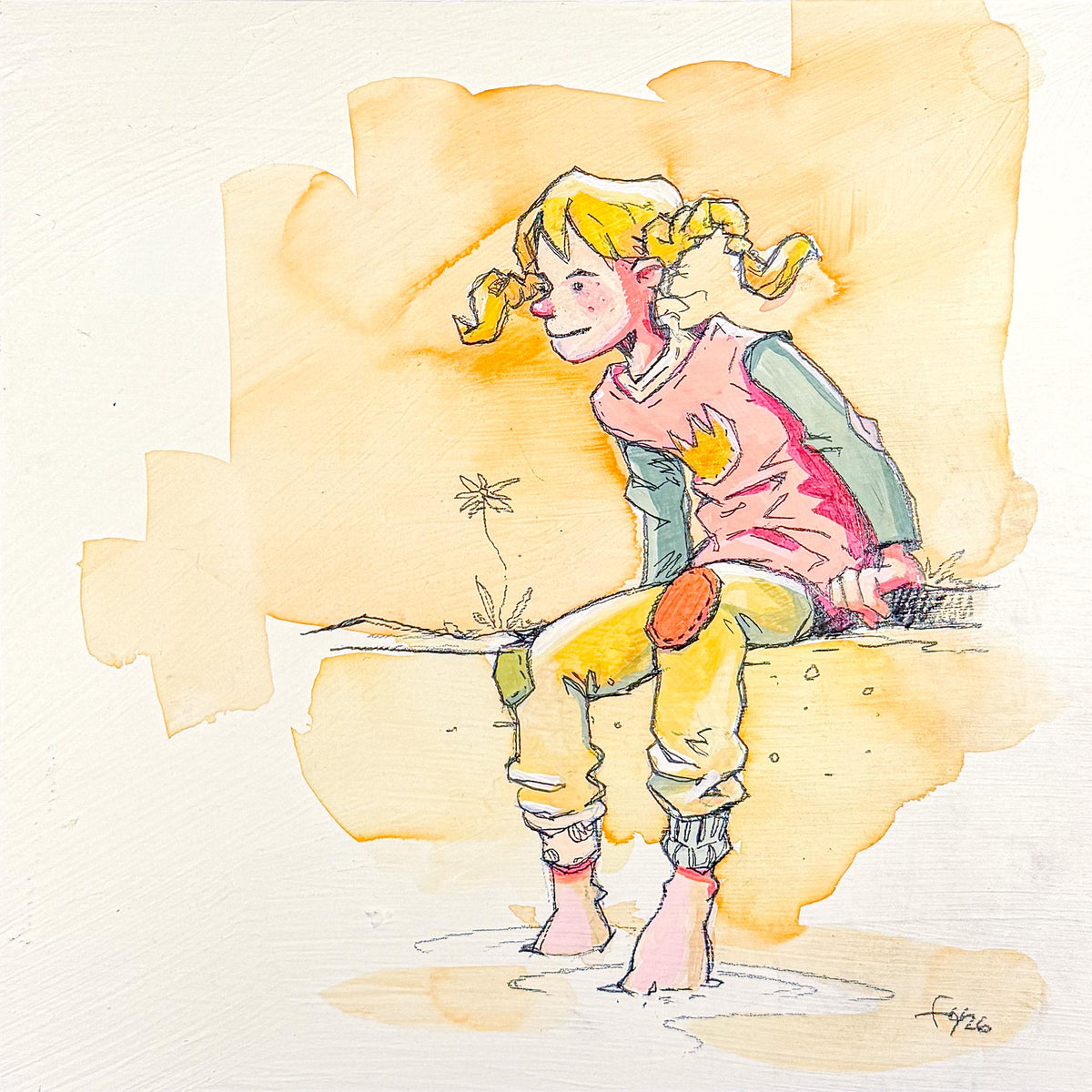 Make it your world. – watercolour painting