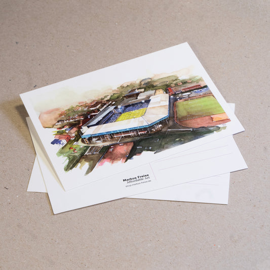 Set of 5 postcards, Stadion Alm Bielefeld