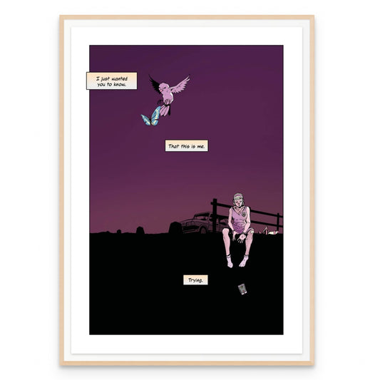 This is me. Poster Print