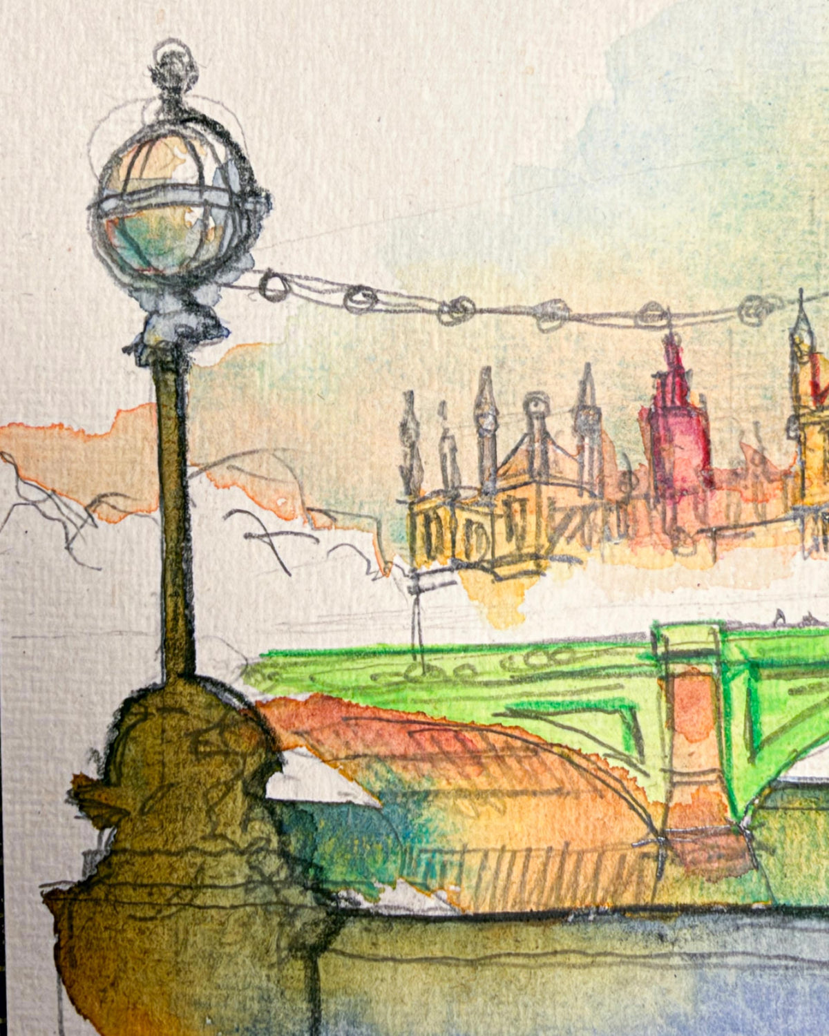 Westminster Bridge und Parliament London