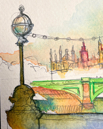 Westminster Bridge und Parliament London