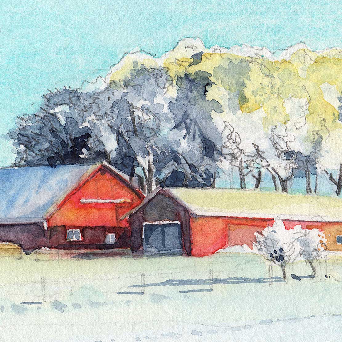 Swedish Winter Landscape